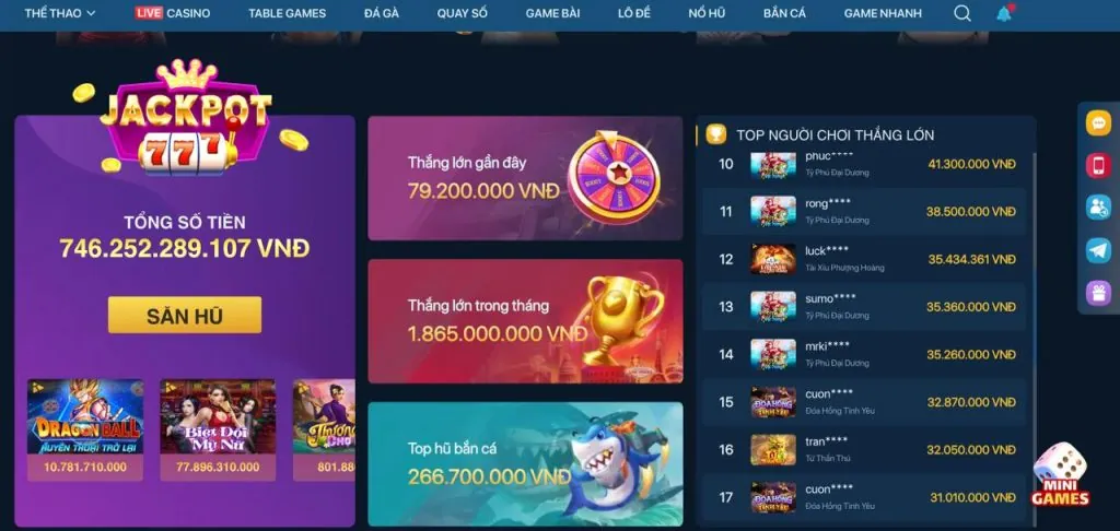 Ưu đãi nổ hũ và bắn cá 566win